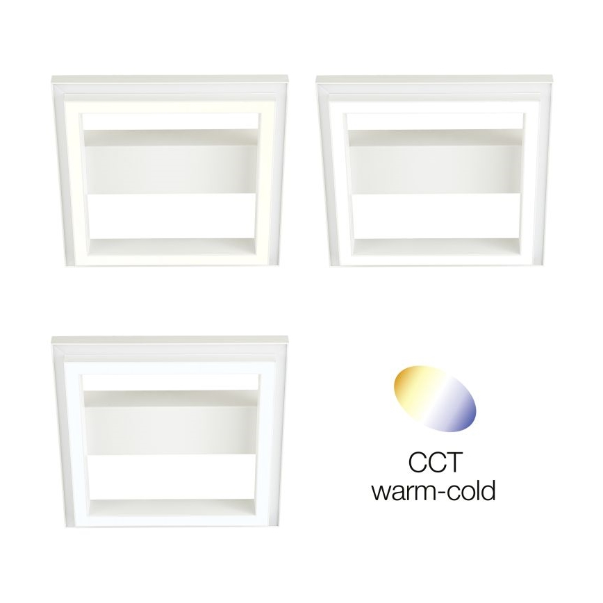 Brilliant - LED RGBW Dimbare plafondlamp PALLAS LED/18W/230V 2700-6500K + afstandsbediening