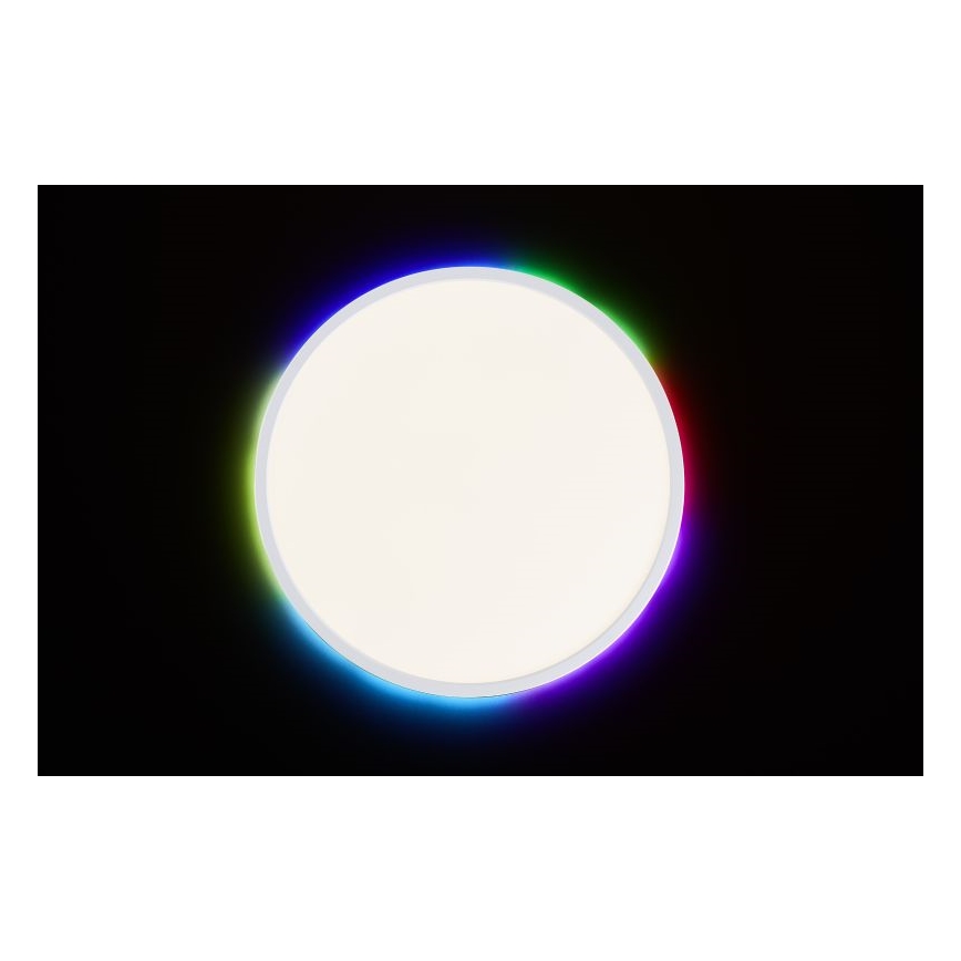 Brilliant - LED RGBW Dimbare plafondlamp SALTERY LED/22W/230V 3000-6500K + afstandsbediening