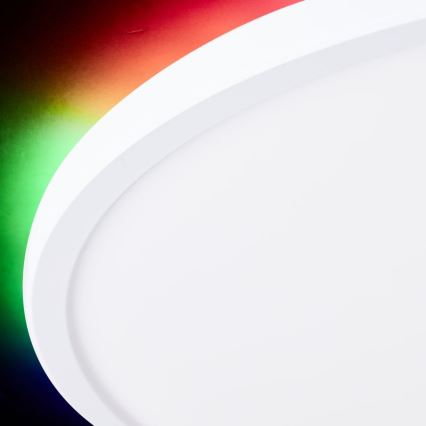 Brilliant - LED RGBW Dimbare plafondlamp SALTERY LED/22W/230V 3000-6500K + afstandsbediening