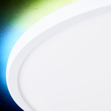 Brilliant - LED RGBW Dimbare plafondlamp SALTERY LED/22W/230V 3000-6500K + afstandsbediening