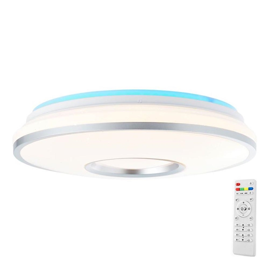 Brilliant - LED RGBW Dimbare plafondlamp VISITATION LED/24W/230V 3000-6500K + afstandsbediening