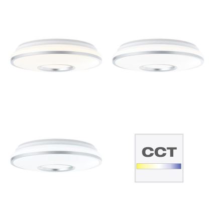 Brilliant - LED RGBW Dimbare plafondlamp VISITATION LED/24W/230V 3000-6500K + afstandsbediening