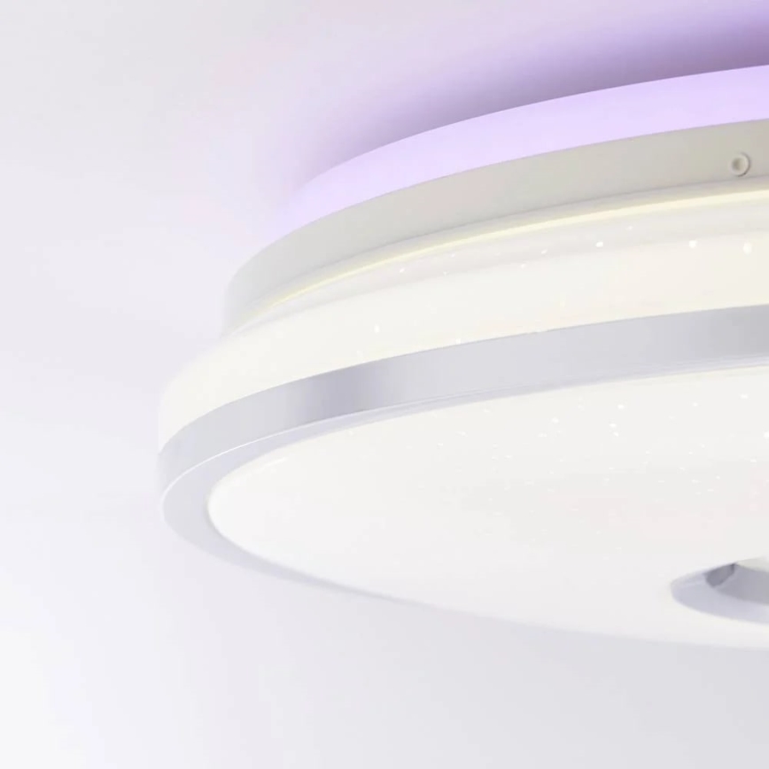 Brilliant - LED RGBW Dimbare plafondlamp VISITATION LED/32W/230V 3000-6500K + afstandsbediening