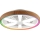 Brilliant - LED RGBW Dimbare plafondventilator GAIANO LED/24W/230V 2700-6500K diameter 48 cm bruin + afstandsbediening