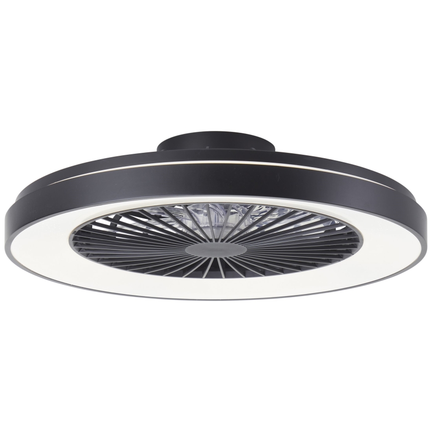 Brilliant - LED RGBW Dimbare plafondventilator MAZZARO LED/24W/230V 3000-6500K diameter 58 cm zwart + afstandsbediening