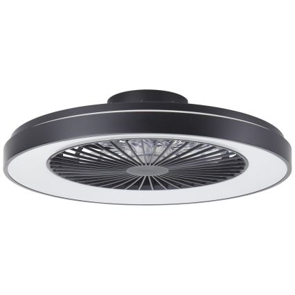 Brilliant - LED RGBW Dimbare plafondventilator MAZZARO LED/24W/230V 3000-6500K diameter 58 cm zwart + afstandsbediening