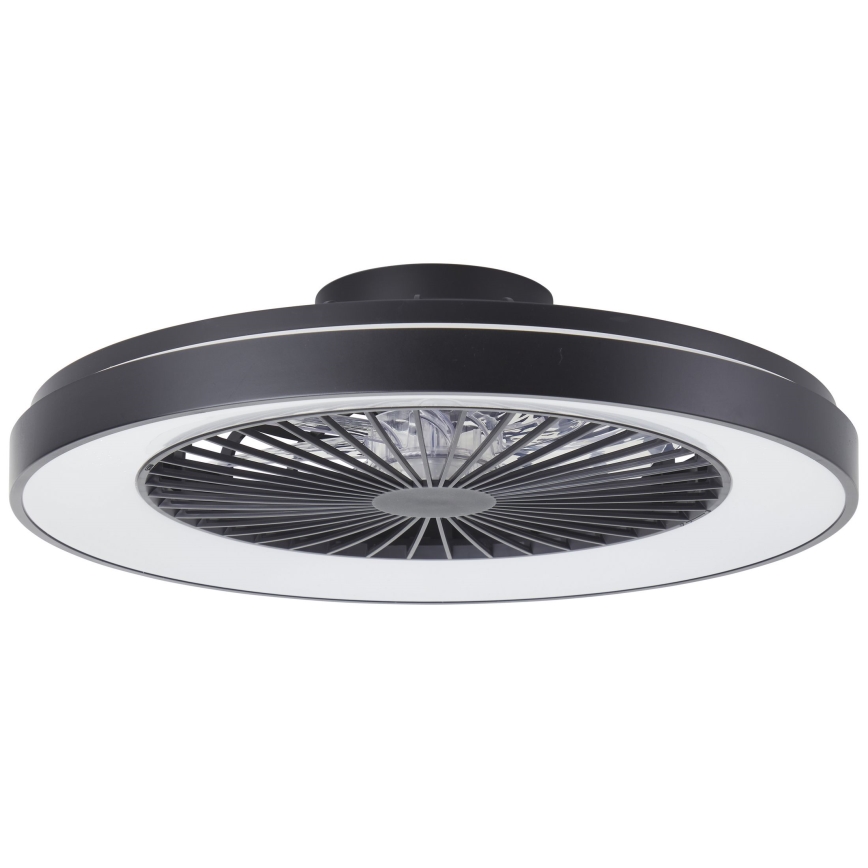 Brilliant - LED RGBW Dimbare plafondventilator MAZZARO LED/24W/230V 3000-6500K diameter 58 cm zwart + afstandsbediening