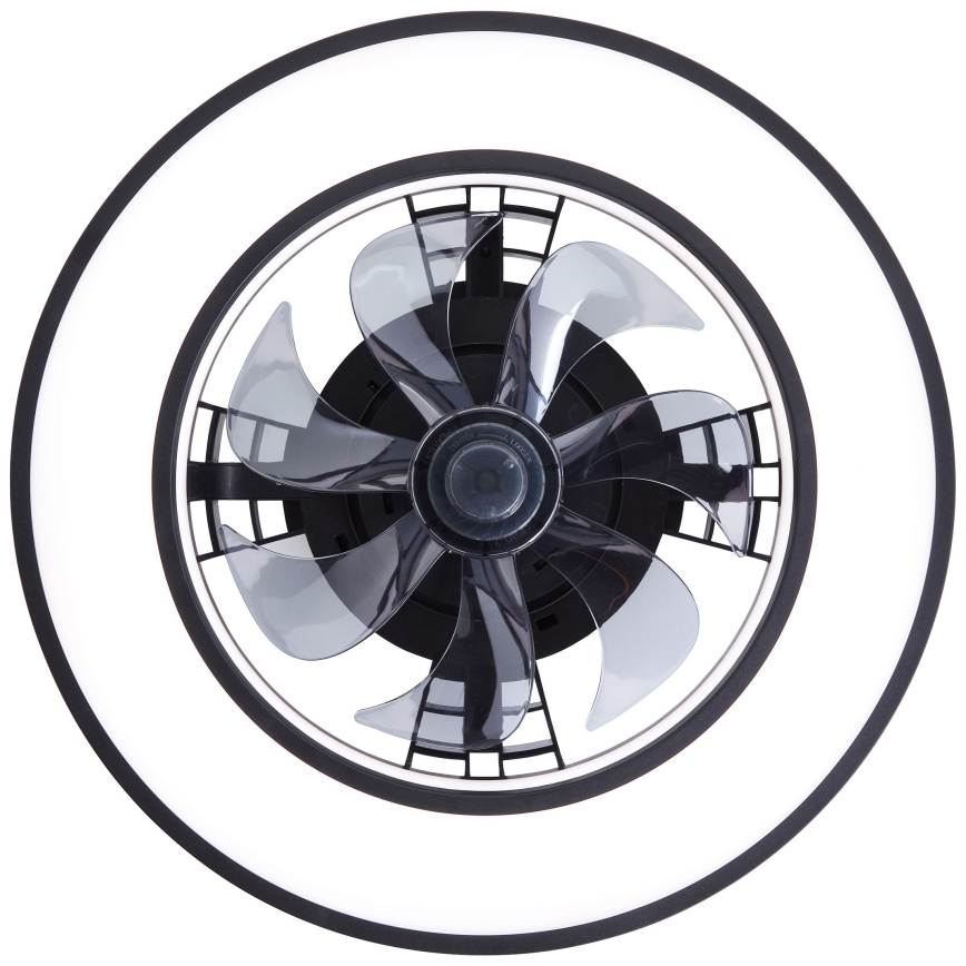Brilliant - LED RGBW Dimbare plafondventilator MONDELLO LED/26W/230V 2700-6500K diameter 41 cm zwart + afstandsbediening