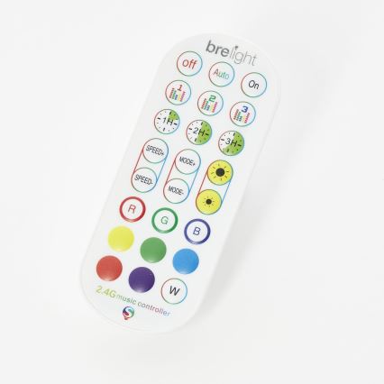 Brilliant - LED RGBW Dimbare staande lamp NEELE LED/6,5W/230V wit + afstandsbediening