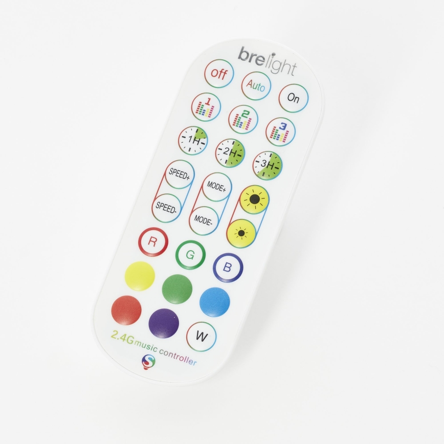 Brilliant - LED RGBW Dimbare staande lamp NEELE LED/6,5W/230V wit + afstandsbediening