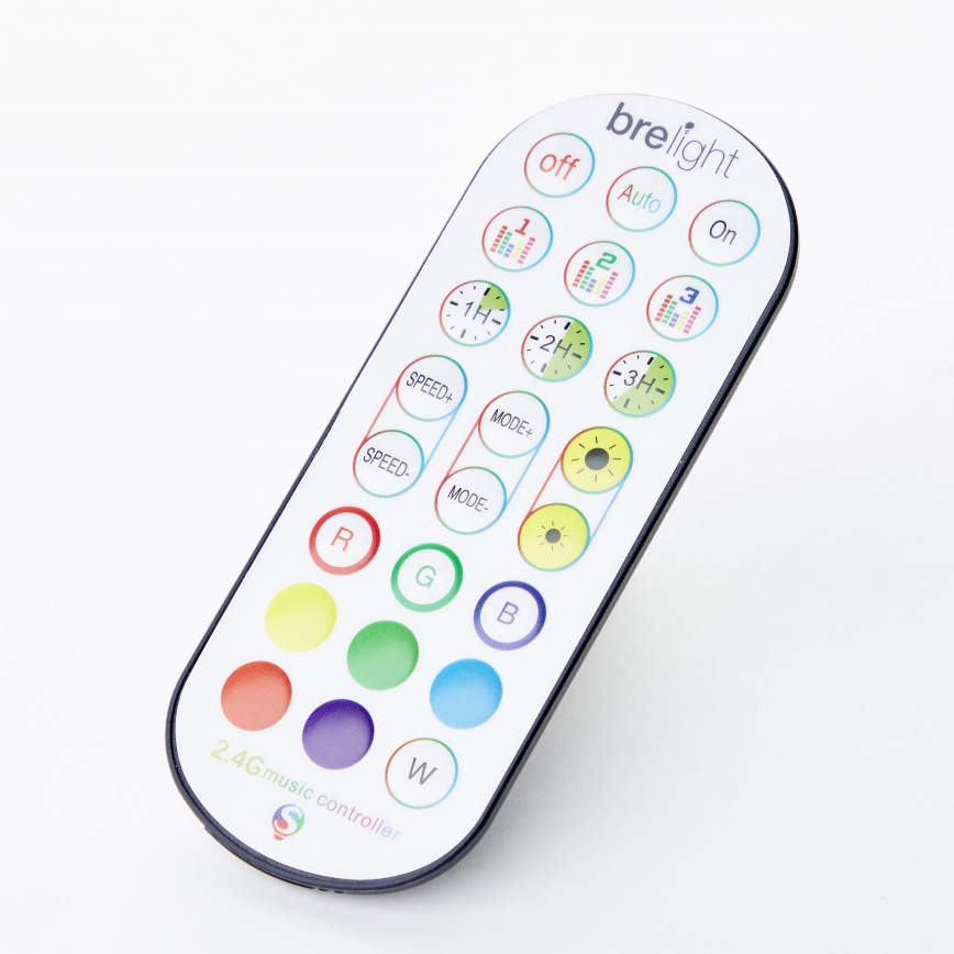 Brilliant - LED RGBW Dimbare staande lamp NEELE LED/6,5W/230V zwart + afstandsbediening