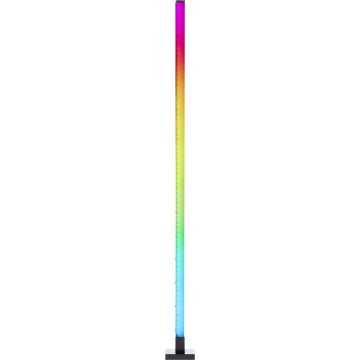 Brilliant - LED RGBW Dimbare staande lamp NEELE LED/6,5W/230V zwart + afstandsbediening