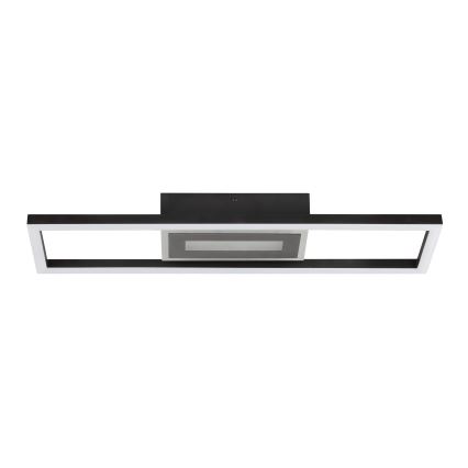 Brilliant - Plafonnier LED RGBW dimmable BESSON LED/20W/230V 3000-6500K noir + télécommande