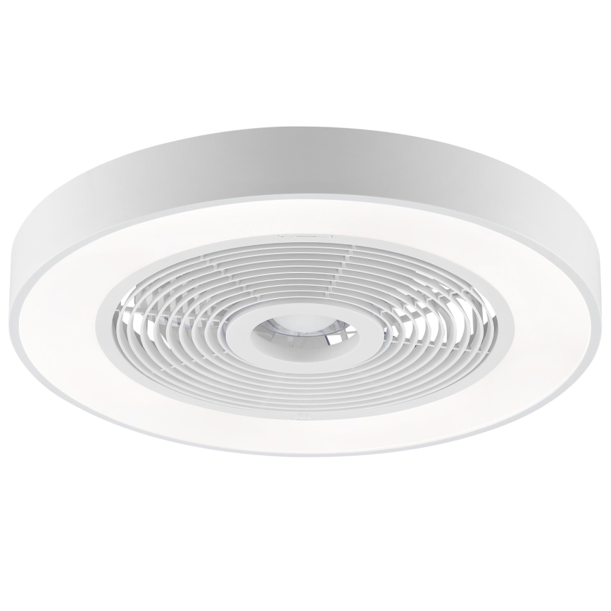 Brilliant - LED RGBW dimbare plafondlamp met ventilator CATANIA LED/37W/230V 2700-6500K pr. 48,6 cm wit + afstandsbediening