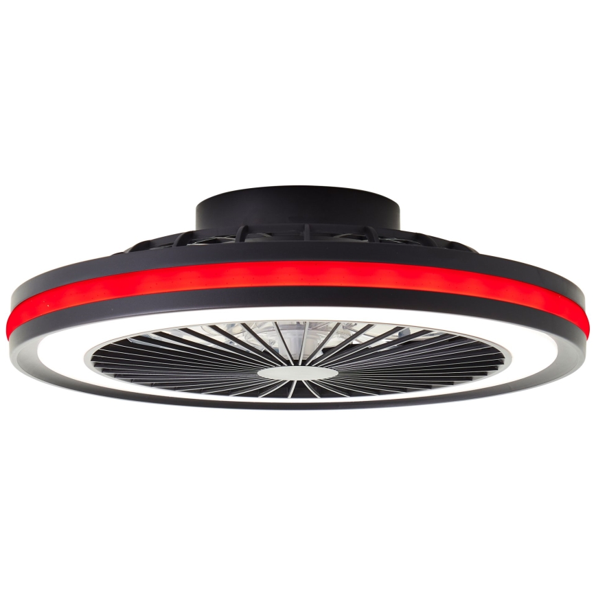 Brilliant - LED RGBW dimbare plafondlamp met ventilator PALMERO LED/40W/230V 2700-6500K Ø 46,6 cm beige + afstandsbediening