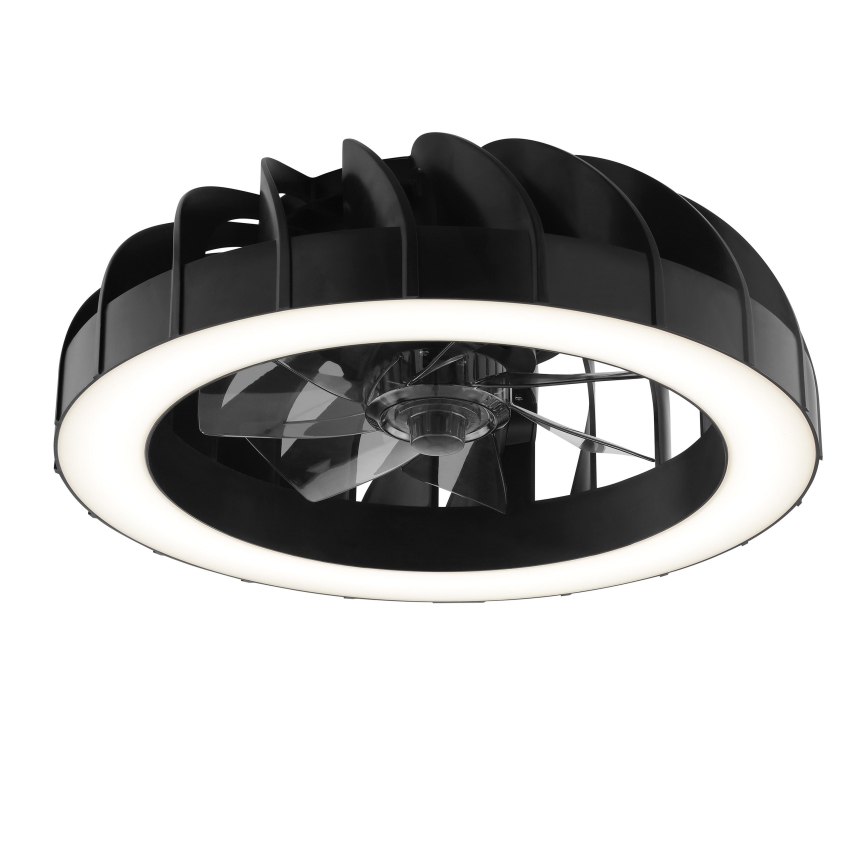 Brilliant - LED RGBW dimbare plafondventilator met licht FANORA LED/30W/230V 2700-6500K Ø 46 cm zwart + afstandsbediening