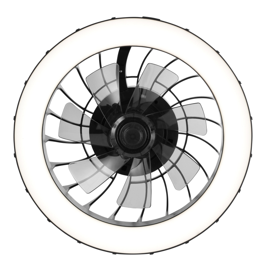 Brilliant - LED RGBW dimbare plafondventilator met licht FANORA LED/30W/230V 2700-6500K Ø 46 cm zwart + afstandsbediening