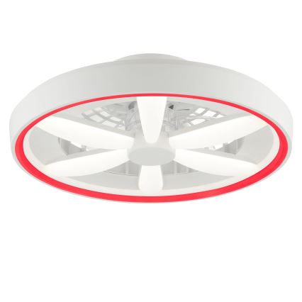 Brilliant - LED RGBW Dimbare plafondventilator met een licht GAIANO LED/48W/230V 2700-6500K wit + afstandsbediening