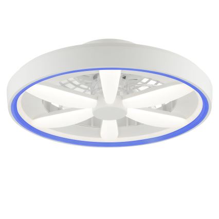 Brilliant - LED RGBW Dimbare plafondventilator met een licht GAIANO LED/48W/230V 2700-6500K wit + afstandsbediening