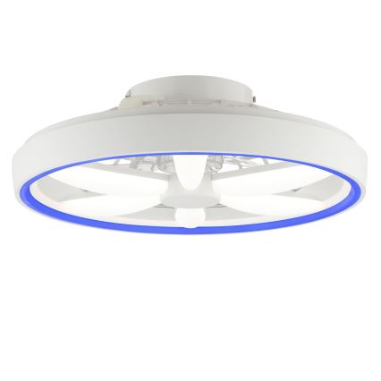 Brilliant - LED RGBW Dimbare plafondventilator met een licht GAIANO LED/48W/230V 2700-6500K wit + afstandsbediening