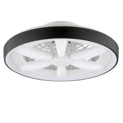 Brilliant - LED RGBW Dimbare plafondventilator met een licht GAIANO LED/48W/230V 2700-6500K zwart + afstandsbediening