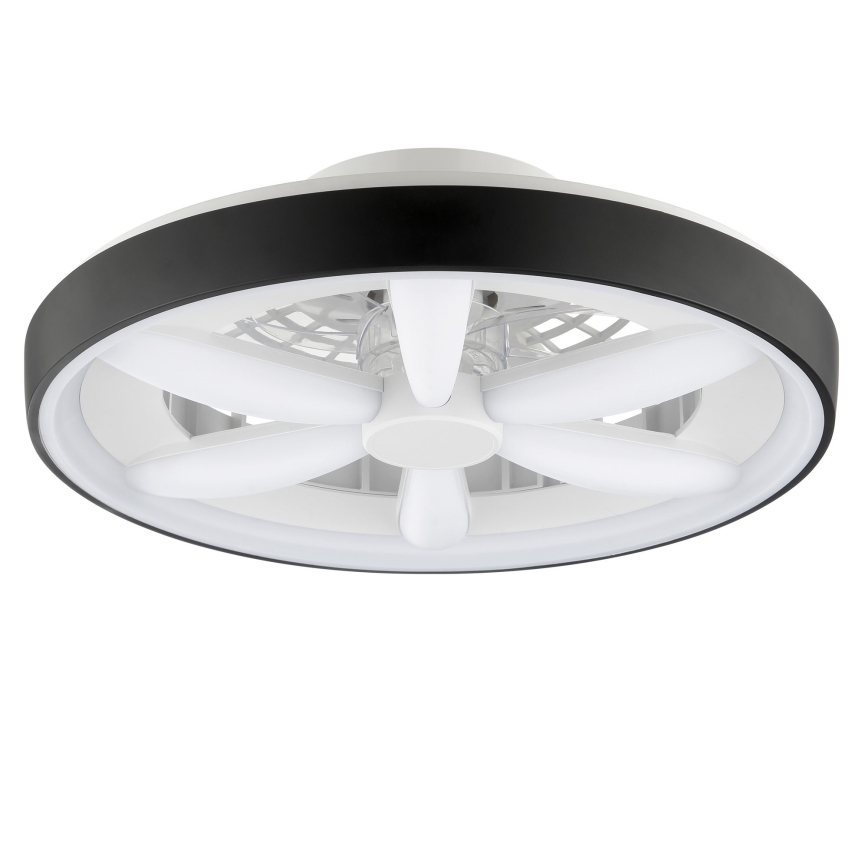 Brilliant - LED RGBW Dimbare plafondventilator met een licht GAIANO LED/48W/230V 2700-6500K zwart + afstandsbediening
