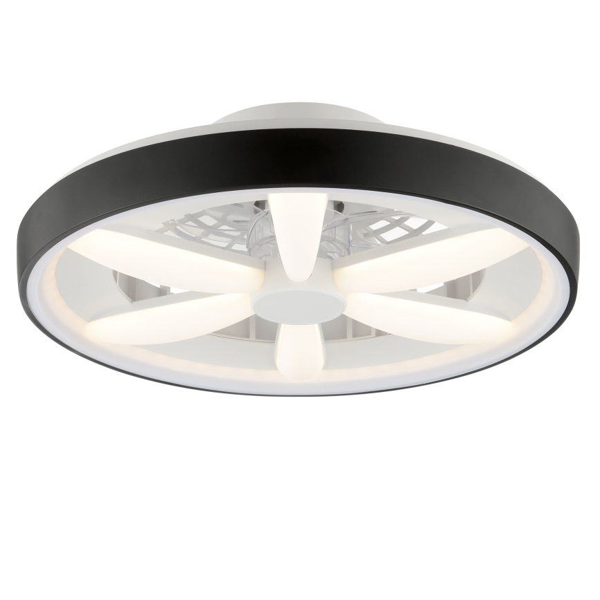 Brilliant - LED RGBW Dimbare plafondventilator met een licht GAIANO LED/48W/230V 2700-6500K zwart + afstandsbediening