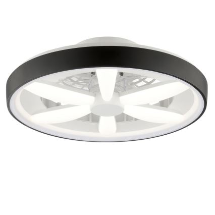 Brilliant - LED RGBW Dimbare plafondventilator met een licht GAIANO LED/48W/230V 2700-6500K zwart + afstandsbediening