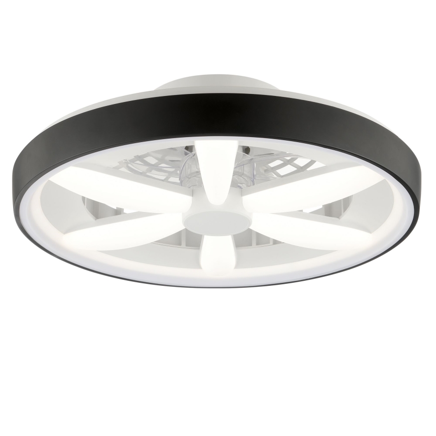 Brilliant - LED RGBW Dimbare plafondventilator met een licht GAIANO LED/48W/230V 2700-6500K zwart + afstandsbediening