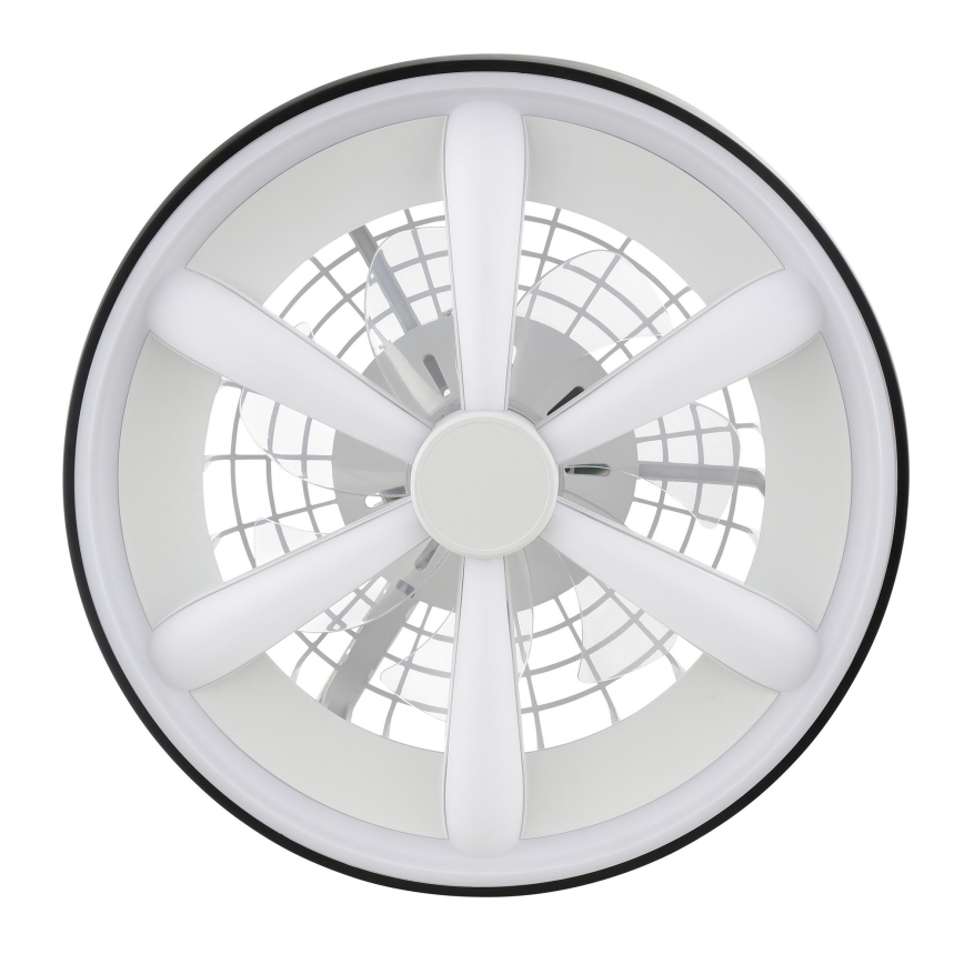 Brilliant - LED RGBW Dimbare plafondventilator met een licht GAIANO LED/48W/230V 2700-6500K zwart + afstandsbediening