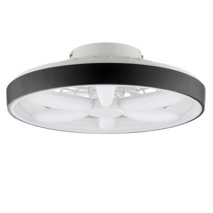 Brilliant - LED RGBW Dimbare plafondventilator met een licht GAIANO LED/48W/230V 2700-6500K zwart + afstandsbediening