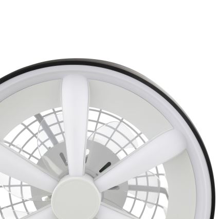 Brilliant - LED RGBW Dimbare plafondventilator met een licht GAIANO LED/48W/230V 2700-6500K zwart + afstandsbediening