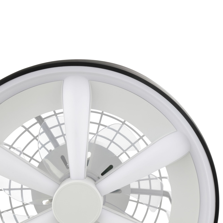 Brilliant - LED RGBW Dimbare plafondventilator met een licht GAIANO LED/48W/230V 2700-6500K zwart + afstandsbediening