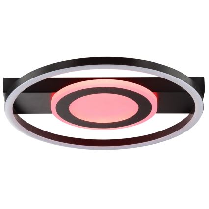 Brilliant - Plafonnier LED RGBW dimmable MAUREEN LED/20W/230V 3000-6500K noir + télécommande