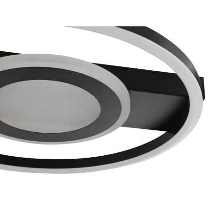 Brilliant - Plafonnier LED RGBW dimmable MAUREEN LED/20W/230V 3000-6500K noir + télécommande