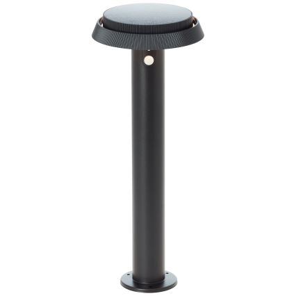 Brilliant - LED Solar lamp met sensor ALVERO LED/4W/3,7V 2000 mAh 50 cm IP44 zwart