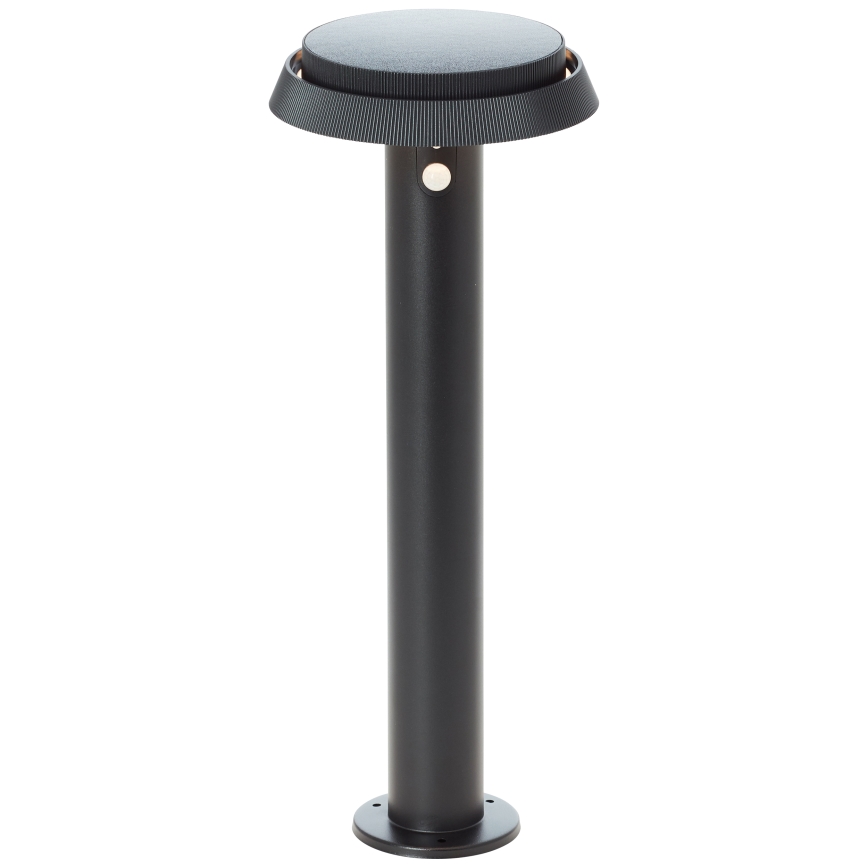 Brilliant - LED Solar lamp met sensor ALVERO LED/4W/3,7V 2000 mAh 50 cm IP44 zwart