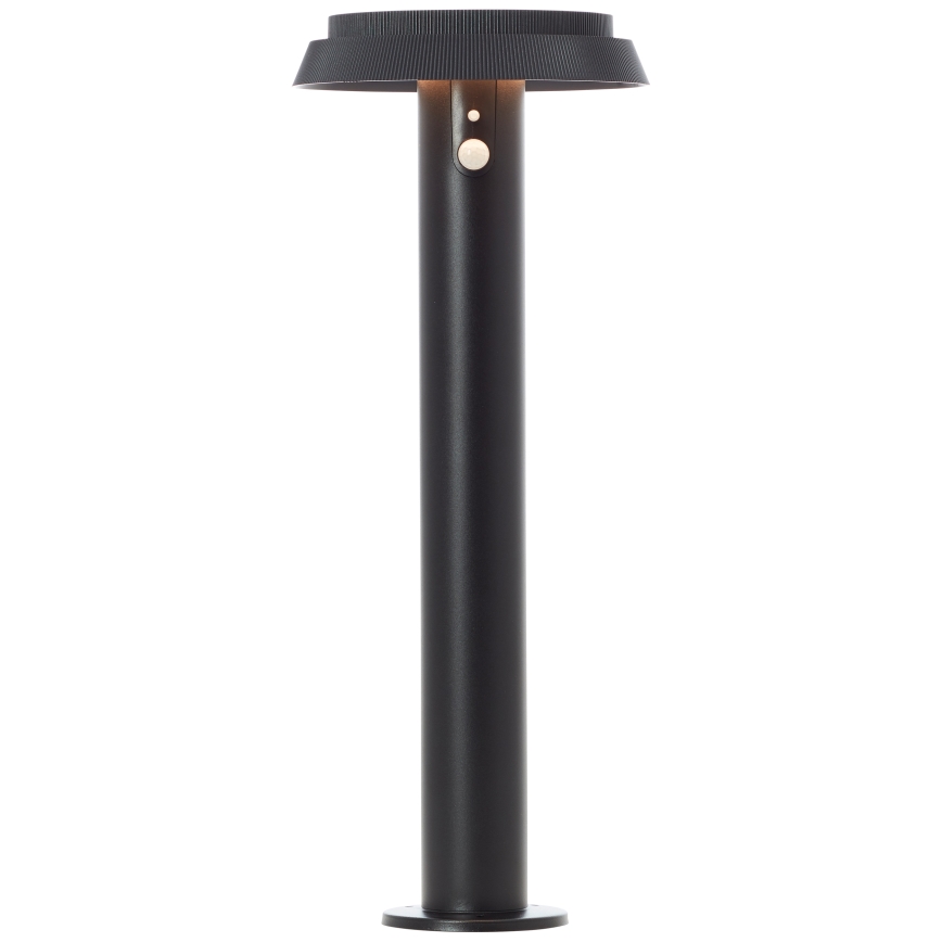 Brilliant - LED Solar lamp met sensor ALVERO LED/4W/3,7V 2000 mAh 50 cm IP44 zwart
