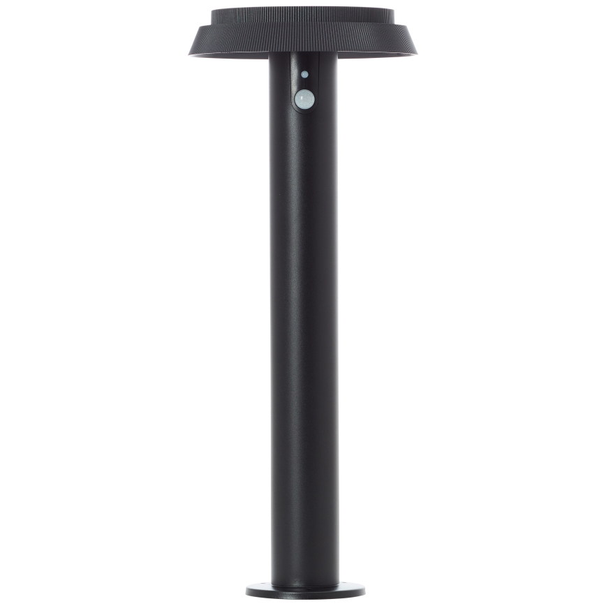 Brilliant - LED Solar lamp met sensor ALVERO LED/4W/3,7V 2000 mAh 50 cm IP44 zwart