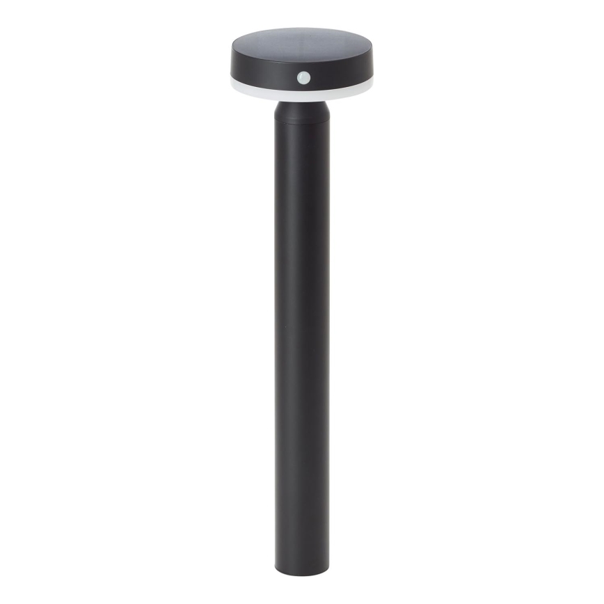 Brilliant - LED Solar lamp met sensor MAGUA LED/4W/3,7V 2000 mAh 50,2 cm IP44 zwart