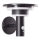 Brilliant - LED Solar wandlamp met sensor GARVINA LED/3W/3,7V 2000 mAh IP44 zwart