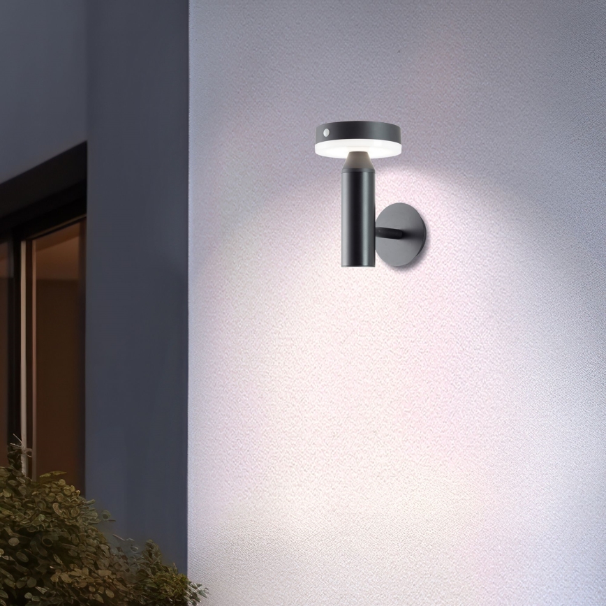 Brilliant - LED Solar wandlamp met sensor MAGUA LED/4W/3,7V 2000 mAh IP44