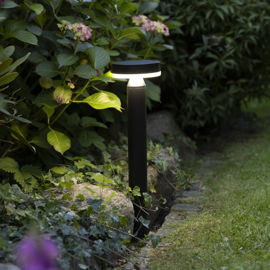 Brilliant - LED Zonne-energie lamp met sensor MAGUA LED/4W/3,7V 2000 mAh 50,2 cm IP44 zwart