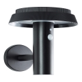 Brilliant - LED Solarlamp voor aan de muur met sensor ALVERO LED/4W/3,7V 2000 mAh IP44