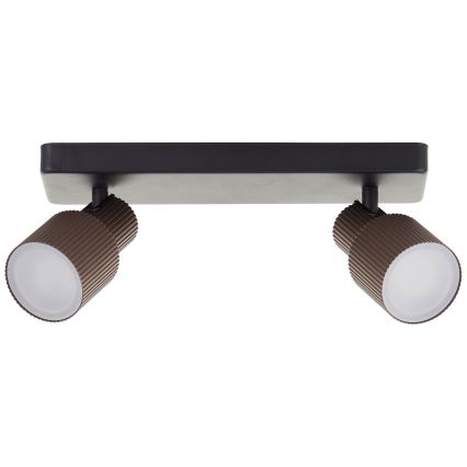 Brilliant - LED Spot CADIZ 2xGU10/5W/230V brons