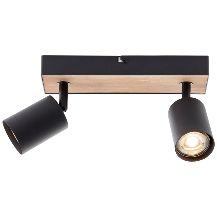 Brilliant - LED Spot JELLO 2xGU10/4,5W/230V grenen - FSC gecertificeerd