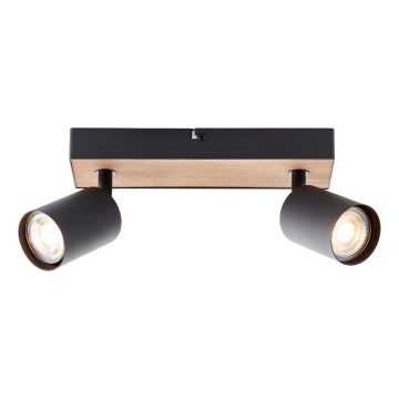Brilliant - LED Spot JELLO 2xGU10/4,5W/230V grenen - FSC gecertificeerd
