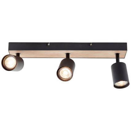 Brilliant - LED Spot JELLO 3xGU10/4,5W/230V grenen - FSC gecertificeerd
