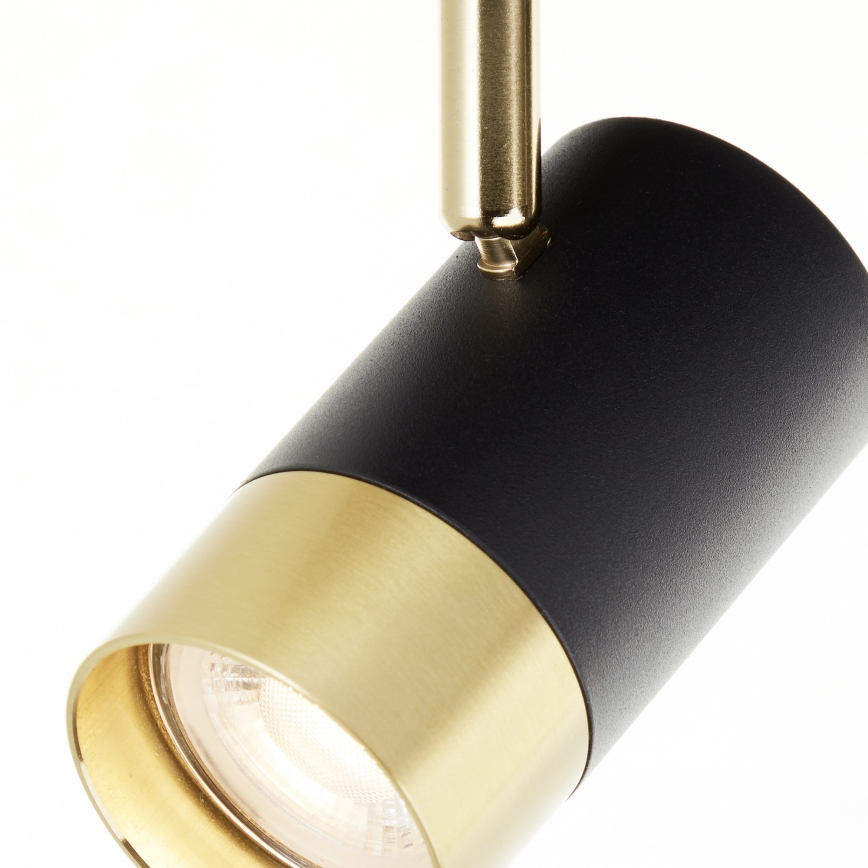 Brilliant - LED-spot VIGOLO 2xGU10/5W/230V zwart/goud