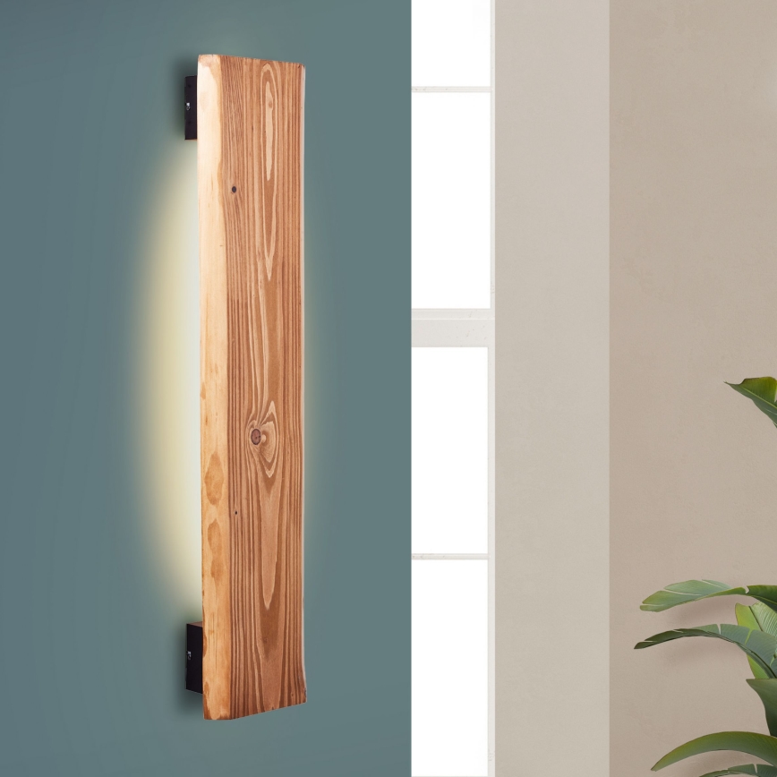 Brilliant - LED wand verlichting FEINGOLD LED/8,5W/230V grenen - FSC gecertificeerd